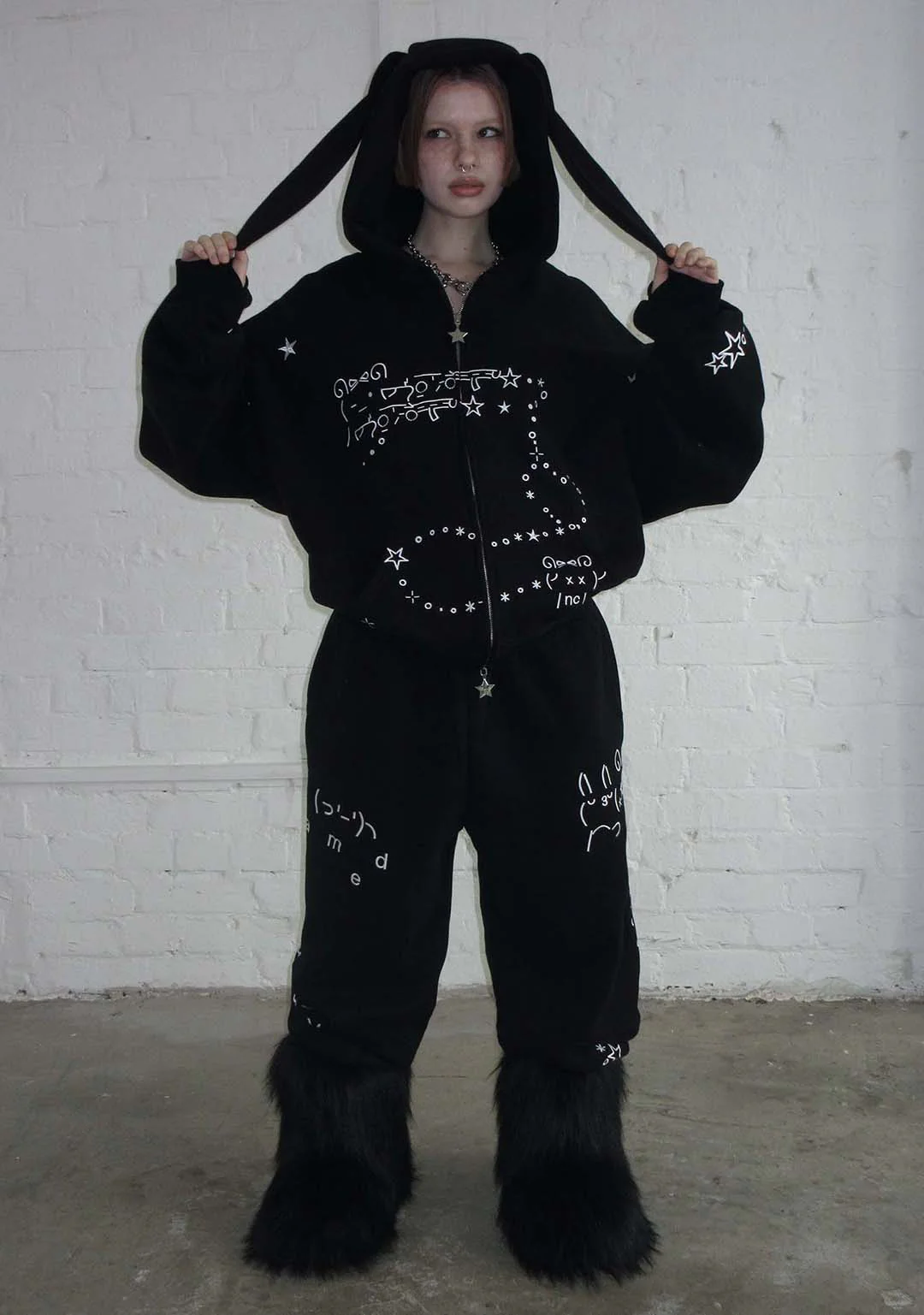 MALFUNCTION SWEATPANTS BLACK - Image 2